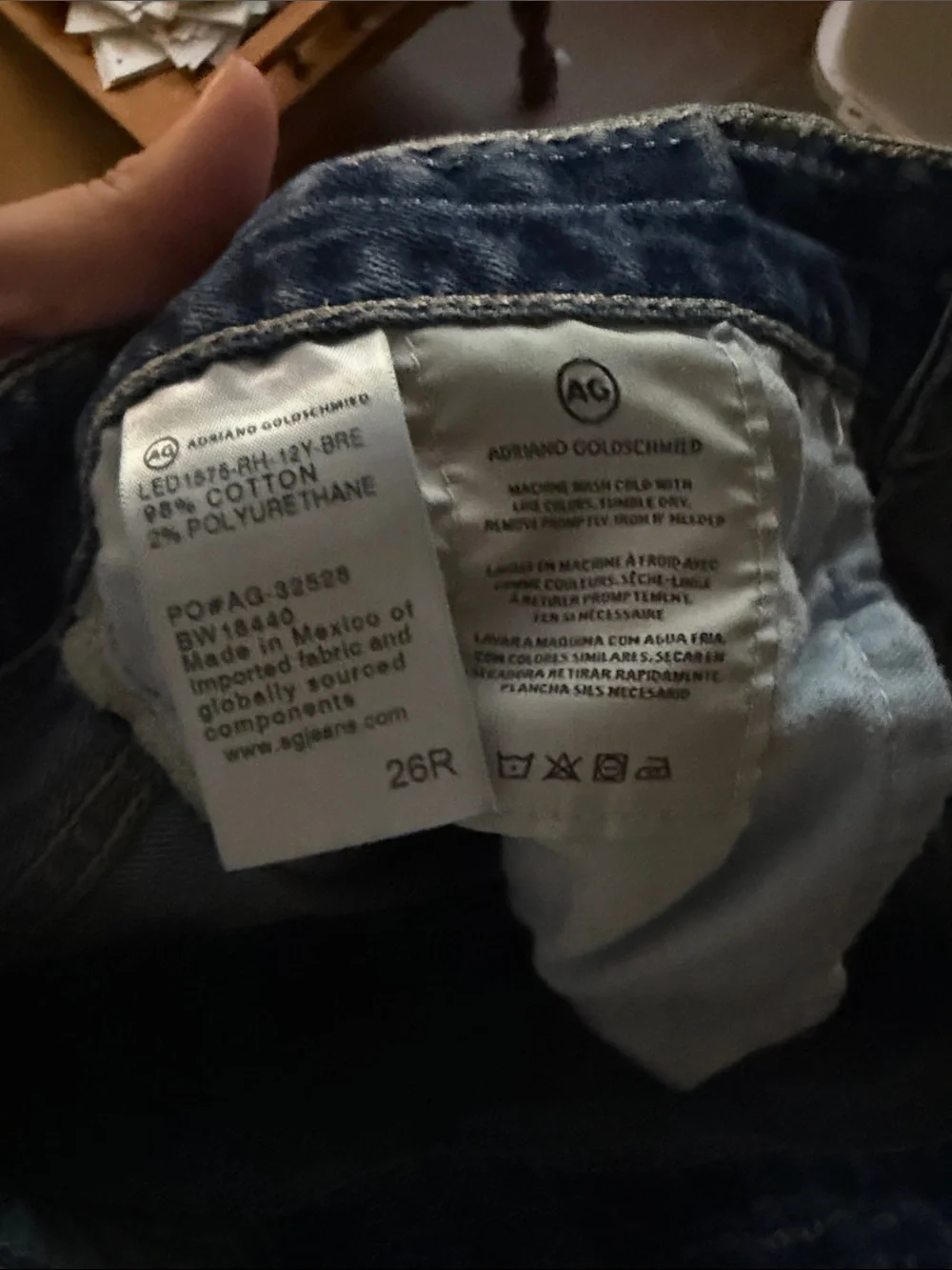 Ag Adriano Goldschmied The Ex-Boyfriend Slim Jeans The Slouchy Jean Size 26